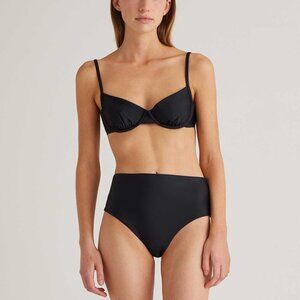 NWT Quince bikini (Italian Demi Bikini Top and Italian High-Rise Bikini Bottom)